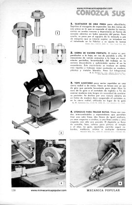 Conozca Sus Herramientas - Junio 1958