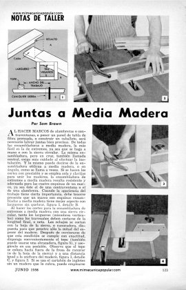 Juntas a Media Madera - Junio 1958