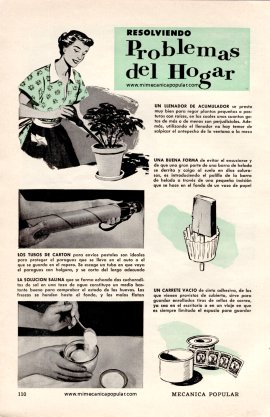 Resolviendo problemas del Hogar - Junio 1957