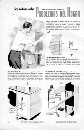 Resolviendo problemas del Hogar - Octubre 1954