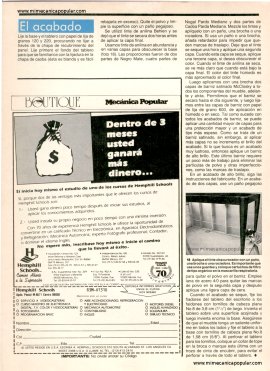 Escritorio para la sala - Octubre 1990