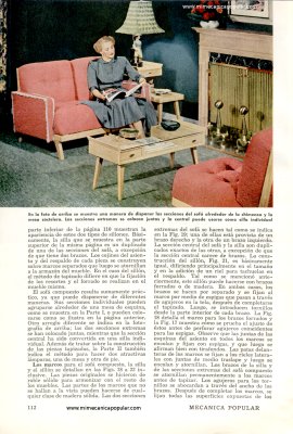 Muebles para LA SALA -Parte II - Febrero 1950