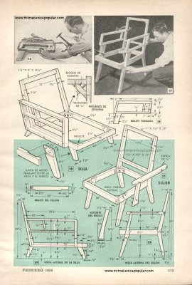 Muebles para LA SALA -Parte II - Febrero 1950