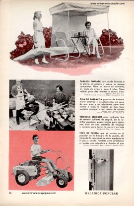 Novedades para el Hogar - Julio 1958