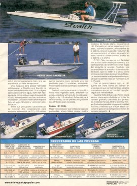 Prueba comparativa de 6 Botes de fondo plano - Agosto 1994