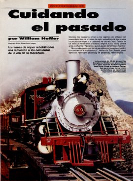 Cuidando el pasado -Los trenes de vapor - Agosto 1989