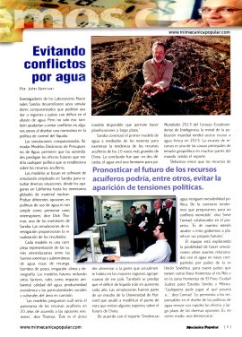 Evitando conflictos por agua - Abril 2002
