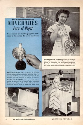 Novedades para el Hogar - Marzo 1950