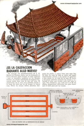 ¿Es la calefacción radiante algo nuevo? - Noviembre 1949