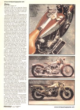 Motos de colección - Noviembre 1988