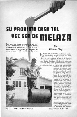 Su próxima casa tal vez sea de MELAZA - Noviembre 1951