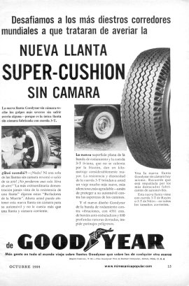 Publicidad - Goodyear - Octubre 1954