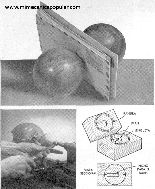 Soporte para Cartas Hecho con Esferas Imantadas - Noviembre 1949