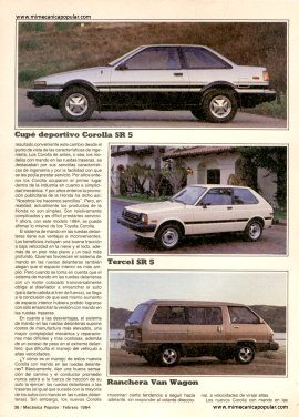 Toyota 84 - Febrero 1984