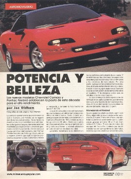 Chevrolet Camaro y Pontiac Firebird -Abril 1993