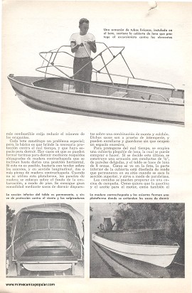 Bote Arreglado para Pernoctar - Agosto 1957