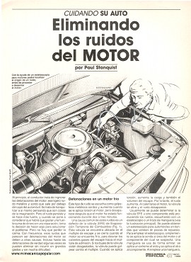 Eliminando los ruidos del Motor - Mayo 1989
