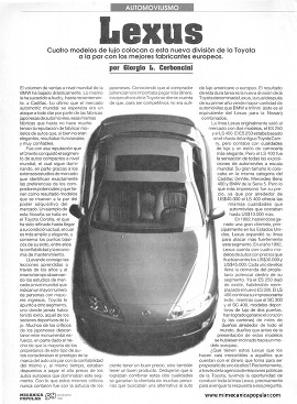 Lexus - Noviembre 1992