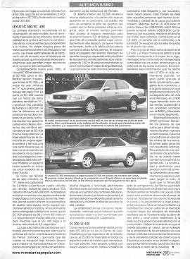 Lexus - Noviembre 1992