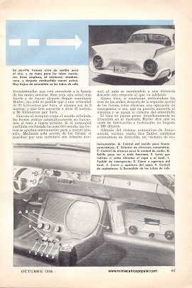 Automóvil con Cerebro Eléctrico - Octubre 1958