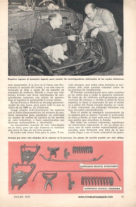 MP en las carreras - La carta de triunfo del Pontiac - Julio 1957