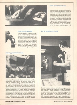 10 Consejos para trabajar madera - Mayo 1978