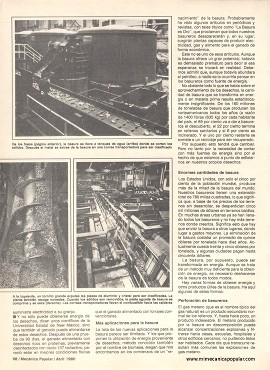 Convirtiendo basura en energía - Abril 1980
