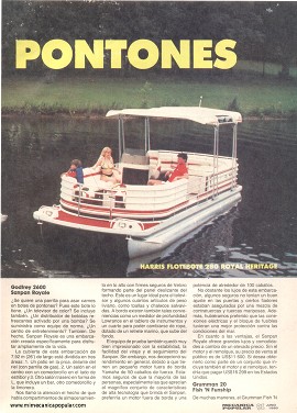 Botes - Cruceros de pontones - Junio 1990