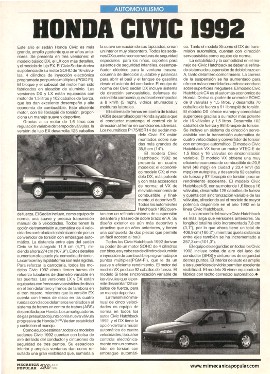 Honda Civic 1992 - Julio 1992