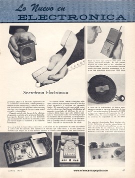 Lo Nuevo en Electrónica - Junio 1964