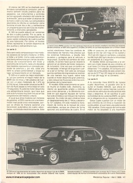 BMW del 86 - Abril 1986