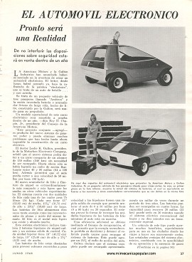 El Automóvil Electrónico - Junio 1968