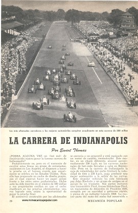 La Carrera de Indianápolis - Julio 1951