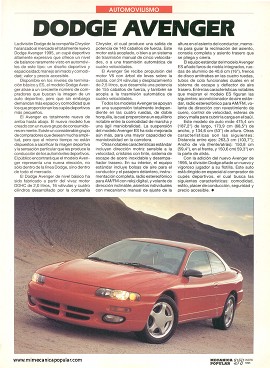 Dodge Avenger - Enero 1995