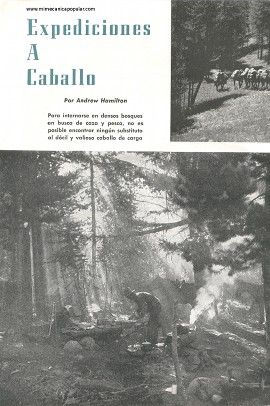 Expediciones A Caballo - Septiembre 1949
