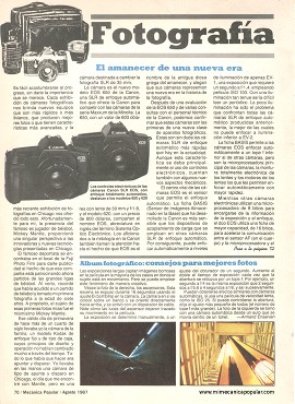Fotografía: Canon EOS - Agosto 1987