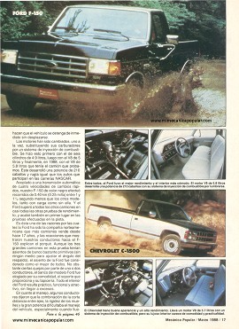 Comparando Poderosos Pickups - Marzo 1988