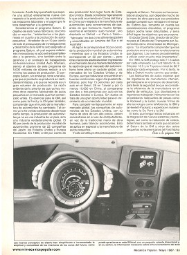 Un mundo sobre ruedas - Mayo 1987