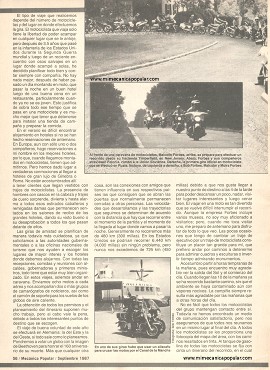 Viajando en motocicleta - por Malcolm Forbes - Septiembre 1987