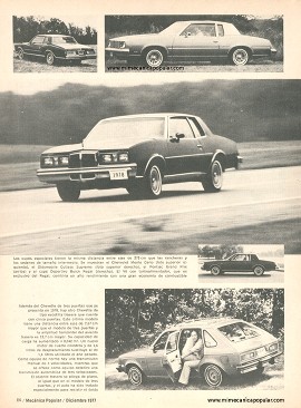 Los Autos Chevrolet del 78 - Diciembre 1977