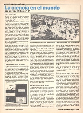 La ciencia en el mundo - Marzo 1980