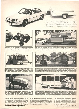 Minicasas rodantes - Noviembre 1983