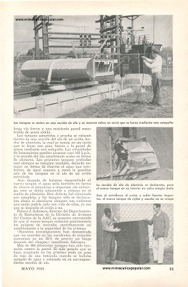 El Tanque de Gasolina Ideal - Mayo 1955