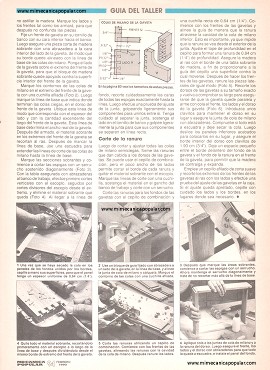 Guía detallada para construir un escritorio del Siglo XVIII - Parte VI - Haciendo gavetas