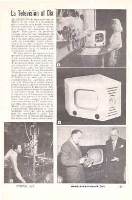 La Televisión al Día - Enero 1952