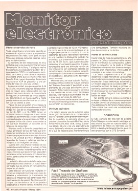 Monitor electrónico - Marzo 1984
