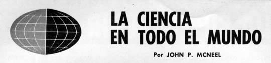 La Ciencia En Todo El Mundo Marzo 1963 - Por JOHN P. MCNEEL