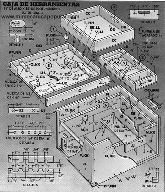 Clic en la imagen para ver más grande y claro - CAJA DE HERRAMIENTAS