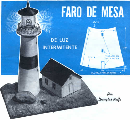 Clic en la imagen paa ver más grande y claro - Faro de Mesa de Luz Intermitente - Por Douglas Rolfe