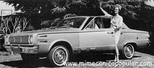 He aquí el Valiant de Chrysler Fevre, Argentina, con las varias innovaciones que le han sido agregadas para el año de 1968 y que lo embellecen
